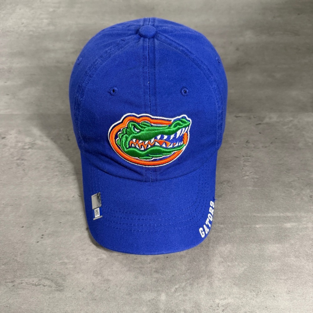 Captivating Headwear Florida Gators Hat Mens Blue Baseball Cap Embroidered NCAA